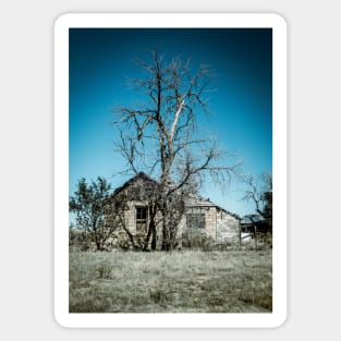 Lonely Farmhouse off Route 66 Sticker